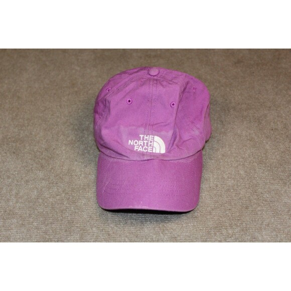 The North Face Hat Girls Adjustable Purple White Logo Youth Casual Cap - Picture 1 of 12